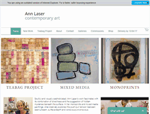 Tablet Screenshot of annlasercontemporaryart.com